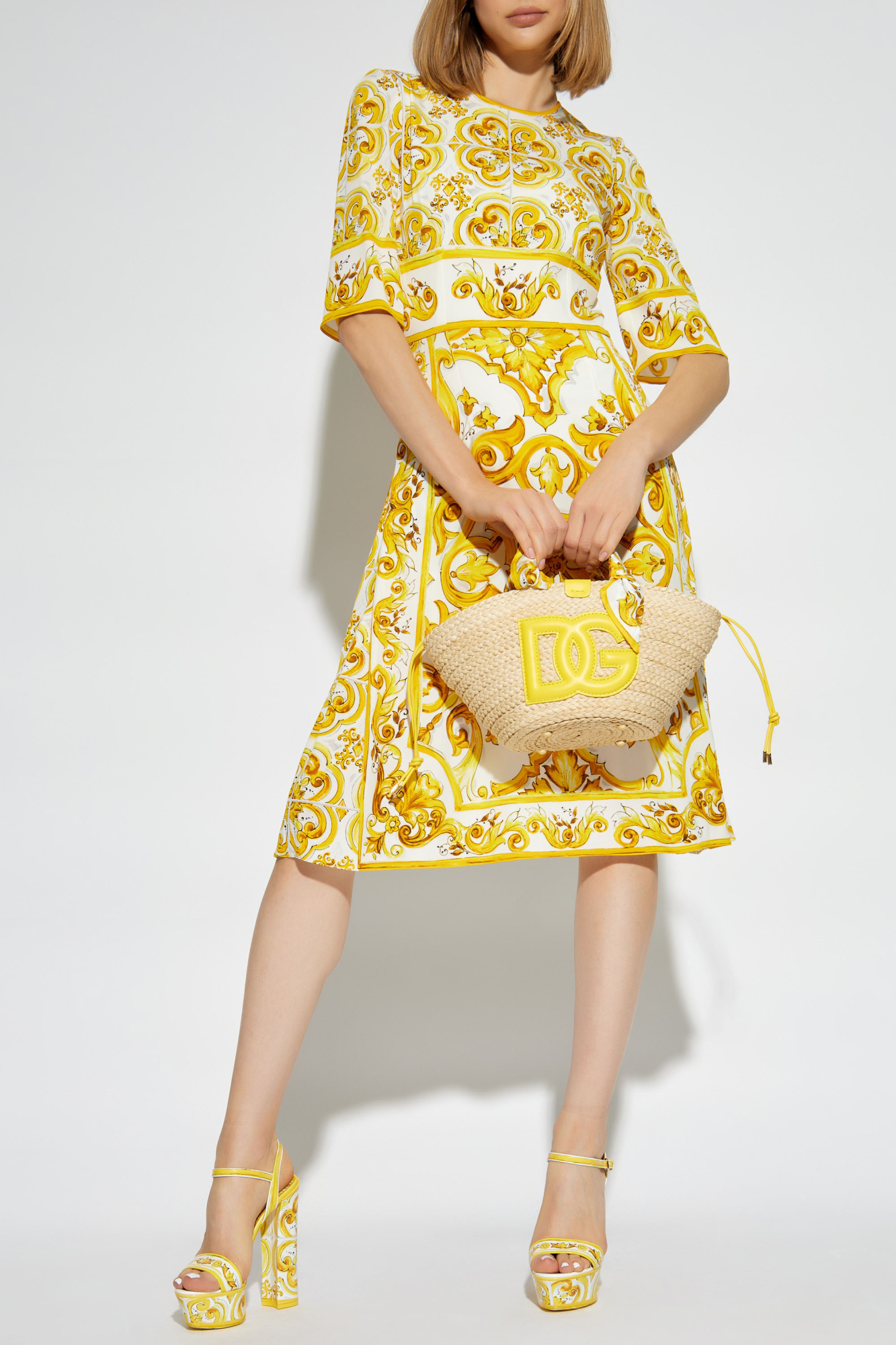 Dolce & Gabbana Dress with 'Majolica' print | Women's